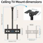 USX STAR Ceiling TV Mount for 26-65 Inch TVs