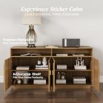 65" Mid Century Modern TV Stand with Storage