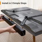 Perlegear Adjustable Soundbar Mount for TV