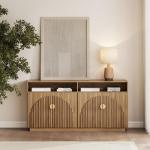 65" Mid Century Modern TV Stand with Storage