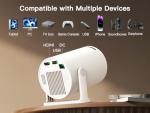Mini Projector with Wi-Fi 6 & Bluetooth 5.4