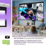 Akia 110-Inch Manual Pull Down Projector Screen