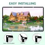 TOWOND 120-inch Foldable Projector Screen for Movies