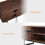 WAMPAT Modern 2-in-1 TV Stand for 100-Inch TVs
