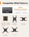 Perlegear Full Motion TV Wall Mount Bracket
