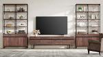 WAMPAT Modern 2-in-1 TV Stand for 100-Inch TVs