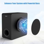 BESTISAN 6.5'' Powered Side Firing Subwoofer