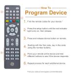GE Universal Backlit Remote for Smart TVs