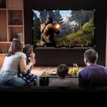 TOWOND 150-Inch Outdoor Indoor Projector Screen