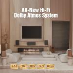 Dolby Atmos 5.1.4 Surround Sound System for TV