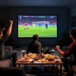 120-Inch Portable Outdoor Projector Screen with Stand