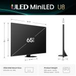 Hisense 65" U8 Mini-LED 4K Smart TV