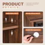 Farmhouse 65-Inch TV Stand with Storage Shelves