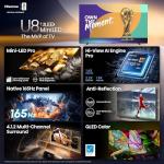 Hisense 65" U8 Mini-LED 4K Smart TV