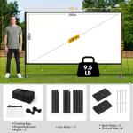 120-Inch Portable Outdoor Projector Screen with Stand