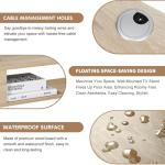 GHC Wall Mounted TV Stand with Storage Shelf