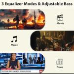 Wohome 2.1 Soundbar with Wired Subwoofer for TV