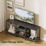 JARHETUN Black TV Stand for 55-Inch TV