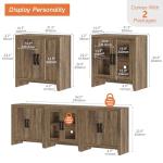 WAMPAT Modular Farmhouse TV Stand for 85-Inch TVs