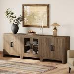 WAMPAT Modular Farmhouse TV Stand for 85-Inch TVs