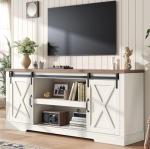 Amerlife 66" Farmhouse TV Stand with Storage
