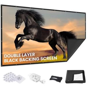 100-Inch Foldable Projector Screen for Home Cinema