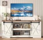 Amerlife 66" Farmhouse TV Stand with Storage