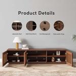 POVISON Mid Century Modern TV Stand with Storage