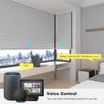 Smart Motorized Cellular Shades with Remote Control