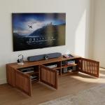 POVISON Mid Century Modern TV Stand with Storage