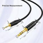 CableCreation 6.5ft 1/4" to 1/8" Stereo Cable