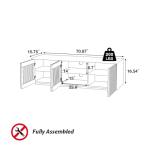 POVISON Mid Century Modern TV Stand with Storage