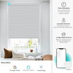 Smart Motorized Cellular Shades with Remote Control
