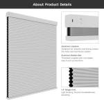 Smart Motorized Cellular Shades with Remote Control