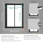 Smart Motorized Cellular Shades with Remote Control