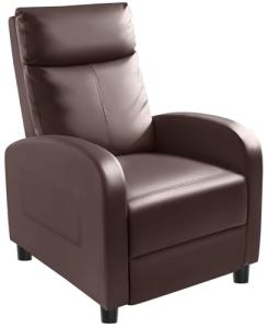 Homall Recliner Chair with Lumbar Support - Brown