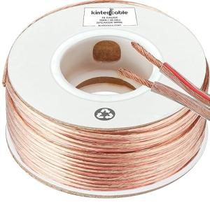 100ft 16-Gauge Stereo Speaker Wire Cable