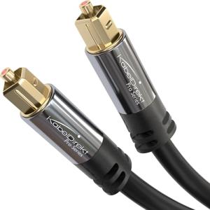 KabelDirekt 6ft Optical Audio Cable for Home Theater