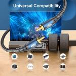 EMK 10ft Gold-Plated RCA Subwoofer Audio Cable