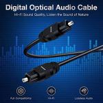 2-Pack 6ft Slim Digital Optical Audio Cables