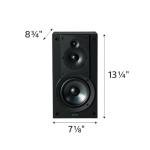 Sony SS-CS5M2 Bookshelf Speakers with Center Channel Bundle
