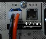 6 Home Theater Speaker Cables with Tools