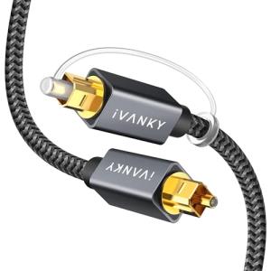 IVANKY 10ft Optical Audio Cable for Home Theater