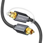 IVANKY 10ft Optical Audio Cable for Home Theater
