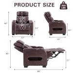 CANMOV Electric Power Recliner Chair with Lighting