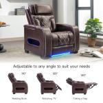 CANMOV Electric Power Recliner Chair with Lighting