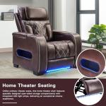CANMOV Electric Power Recliner Chair with Lighting