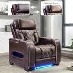 CANMOV Electric Power Recliner Chair with Lighting