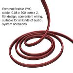 Gold-Plated RCA to Bare Wire Speaker Cable - 10FT