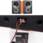 Gold-Plated RCA to Bare Wire Speaker Cable - 10FT